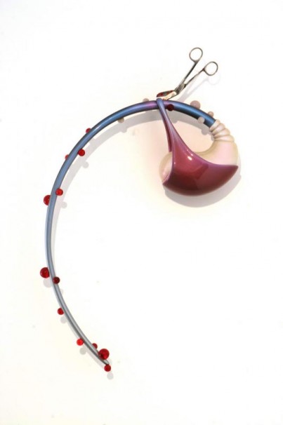 121Eyelash_2004_mixed media, sculpted and cast in polymeric materials