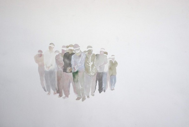 Untitled, 2010, 38x56 cm, , Ink & Water color on paper
