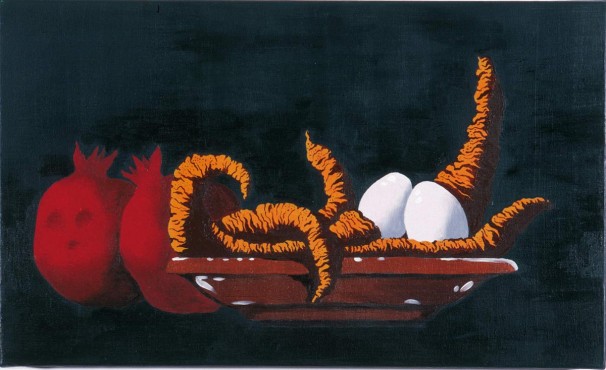 128Still Life with Pomegranates_1934_oil on canvas_30x50 cm