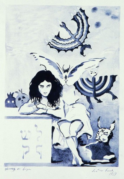 143Homage A Goya_1927_gouache on paper_58x35.5 cm