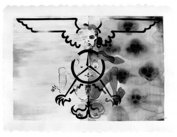 147Live and Die as Eva Braun #59_1995-1997_Mixed media on paper