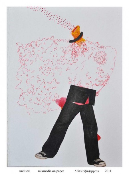 313Small Wonders_2009_mixed media on paper 3