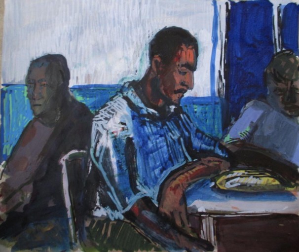 212In Nave Sheanan cafe_2015_Markers and watercolor on paper_24x28 cm