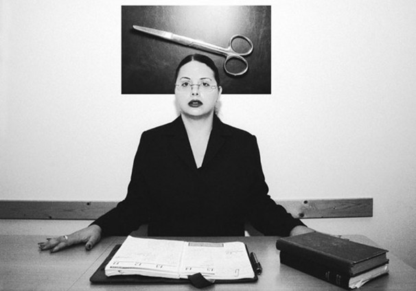307Batya and Scissors_2001_lambda print_70x100 cm