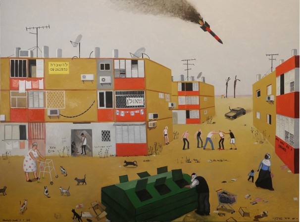 Friday in the Projects_2015_oil on linen_200x270cm