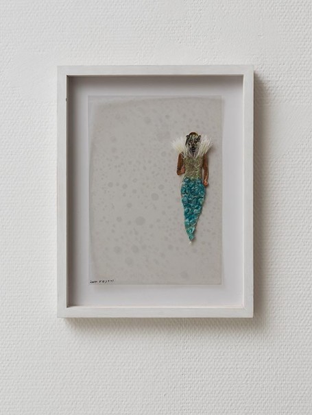 125The Capiloline Virgin_2007_mixed media on transparacy_29.7x21 cm