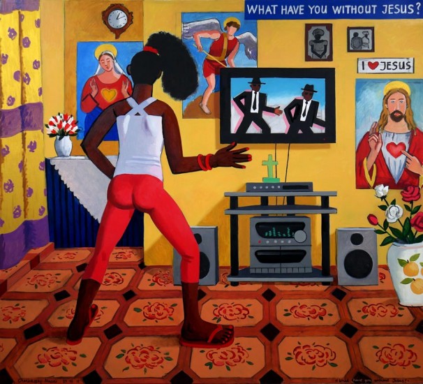 510What Have You without Jesus_2015_oil on linen_155x170 cm