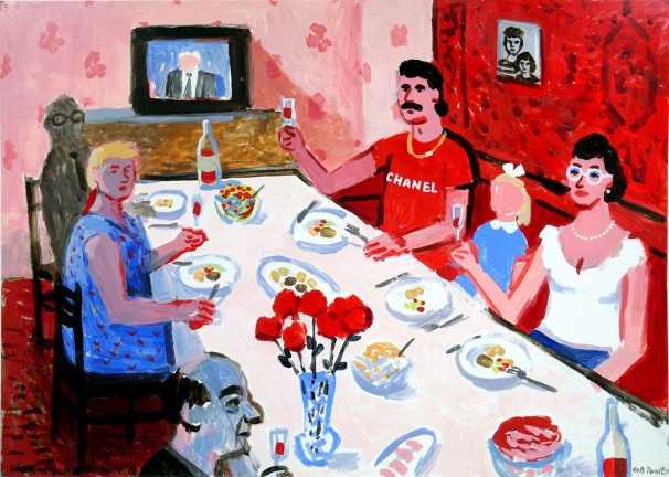 513A Toast, 2016_acrylic on cardboard_50x70 cm