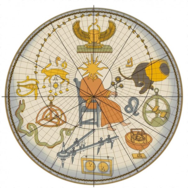 507Sun 2018 digital drawing Diameter 1.4