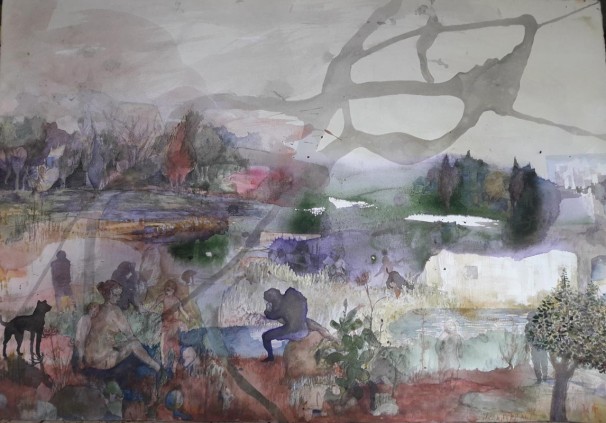 100Picnic_2019_Water color_50x70 cm